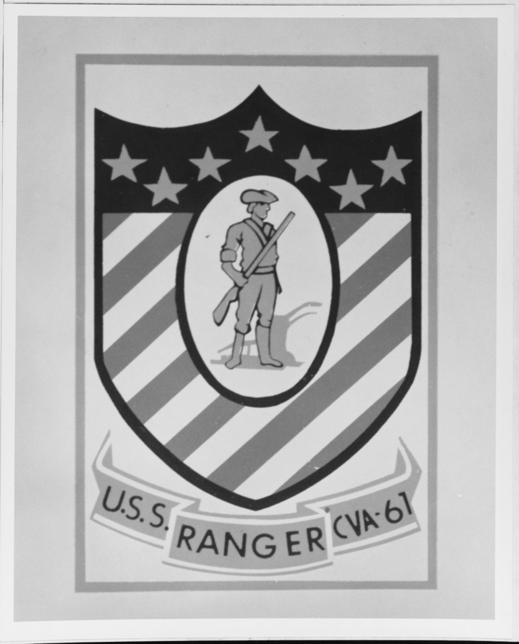 Insignia:  USS RANGER (CVA-61)