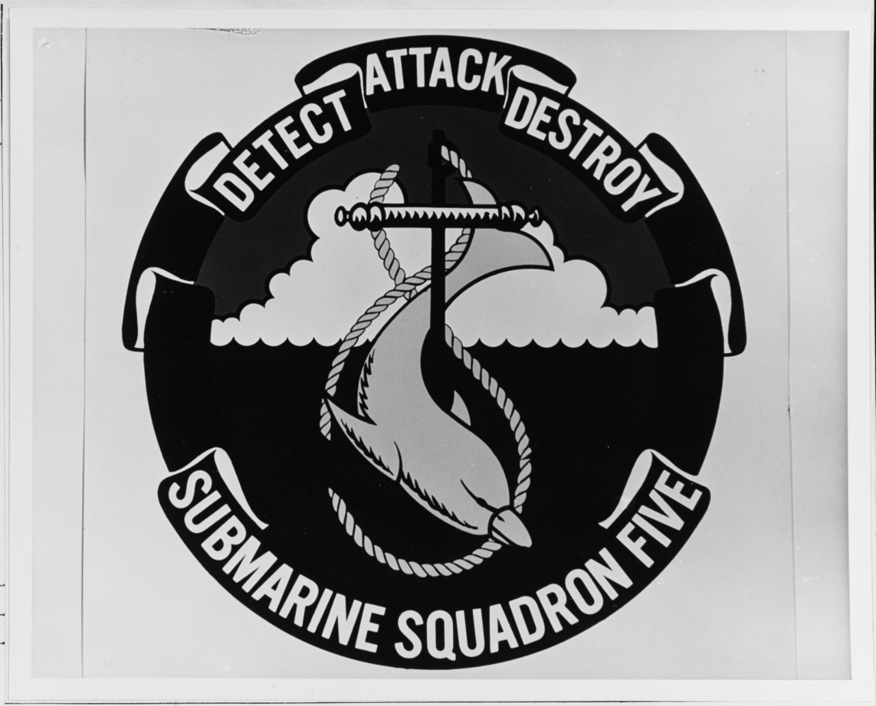 Insignia:  Submarine Squadron Five