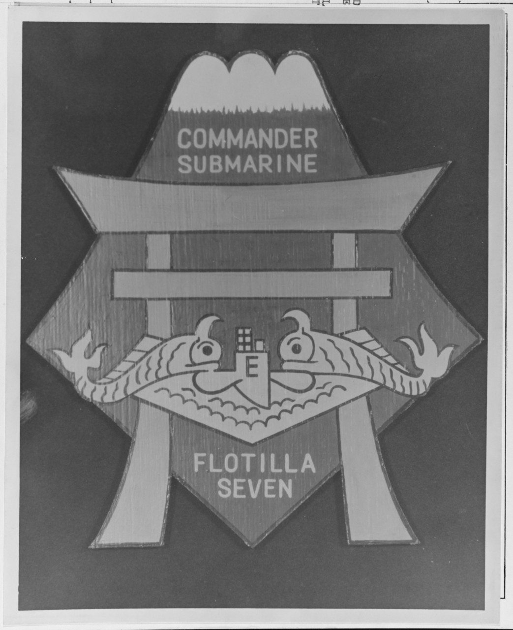 Insignia:  Commander Submarine Flotilla Seven