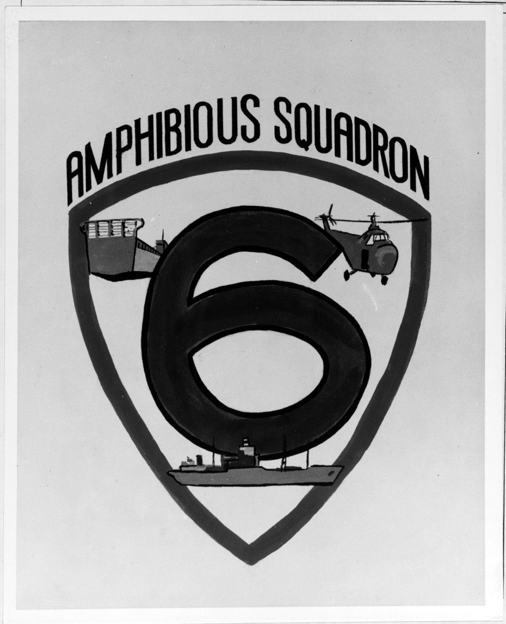 Insignia:  Amphibious Squadron Six