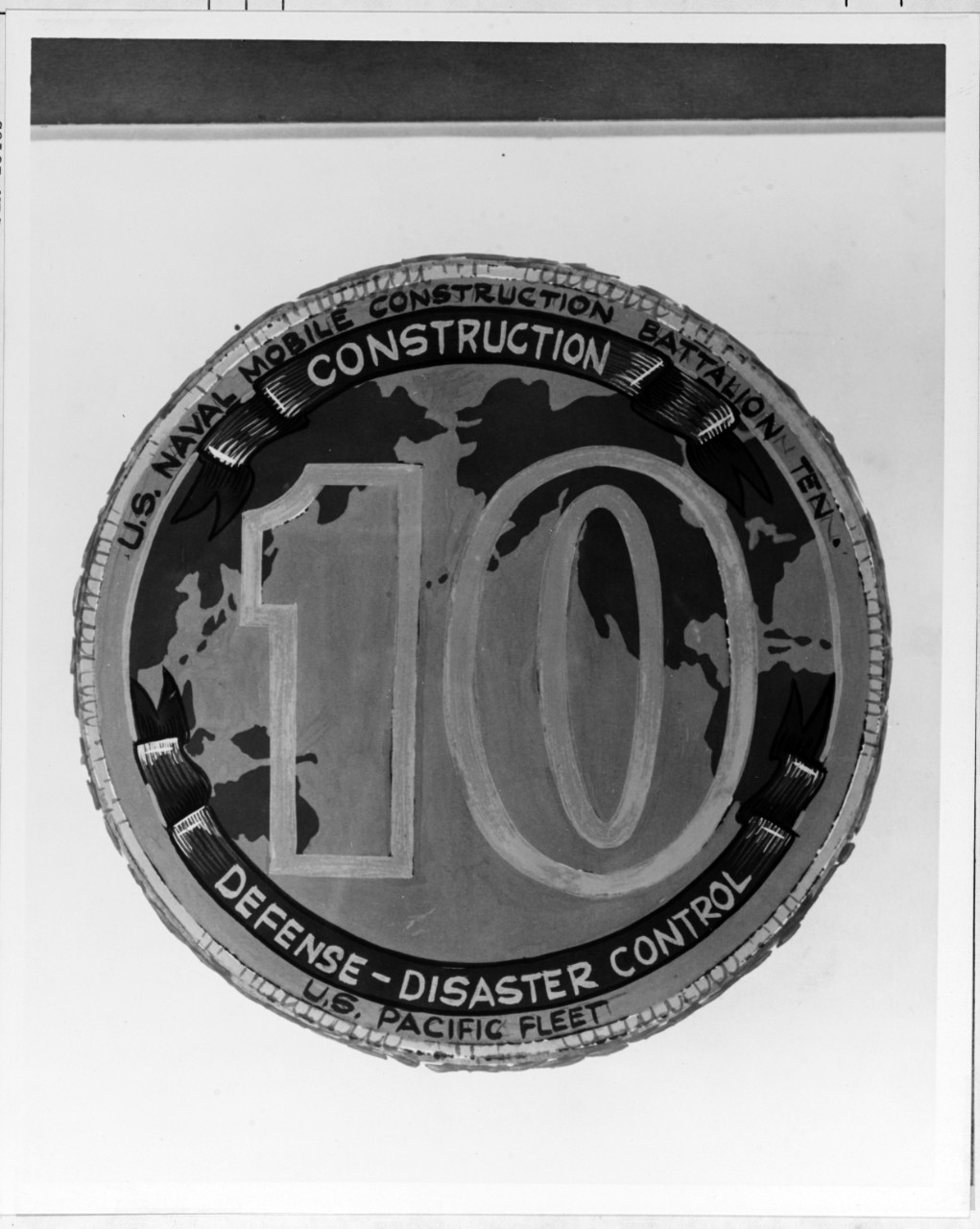 Insignia:  Construction Battalion Ten