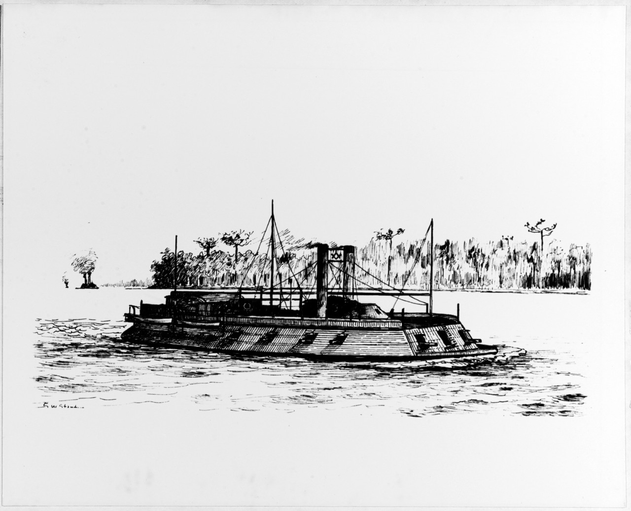 Photo #: NH 65476  USS Carondelet (1862-1865)