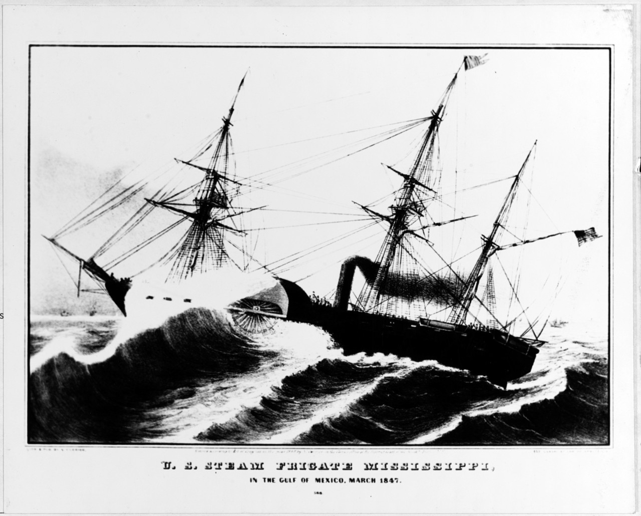 U.S. Steam frigate MISSISSIPPI