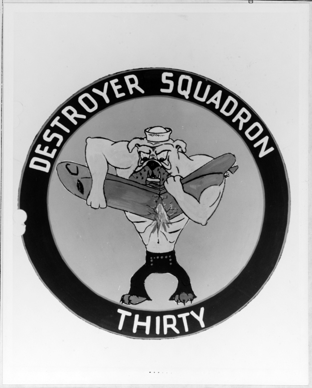 Insignia:  Destroyer Squadron Thirty