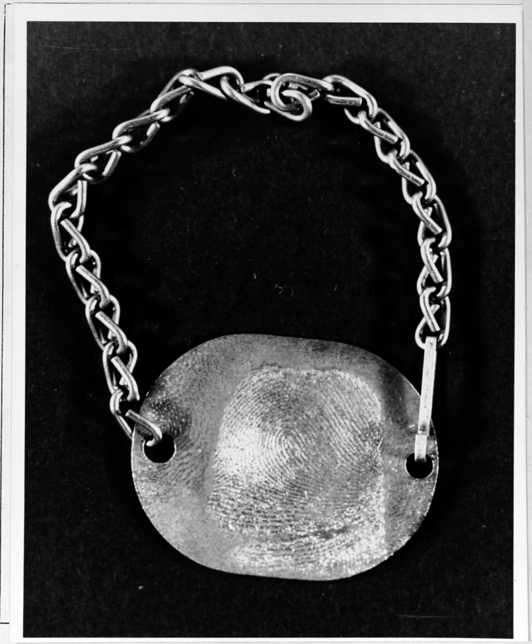 Photo #: NH 65589  World War I Identification Bracelet