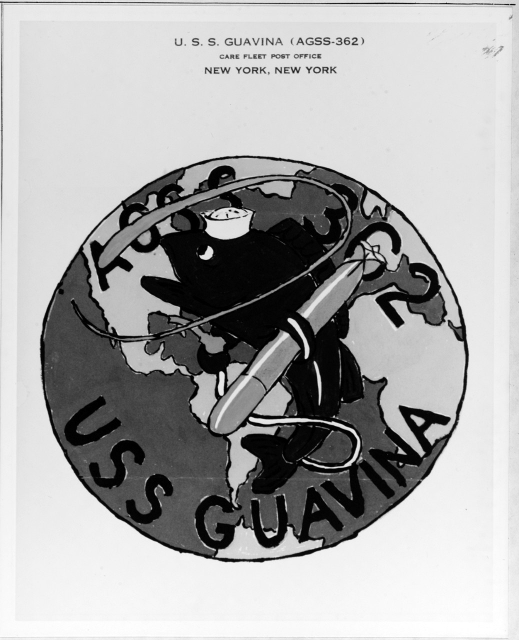 Insignia: USS GUAVINA (AGSS-362)