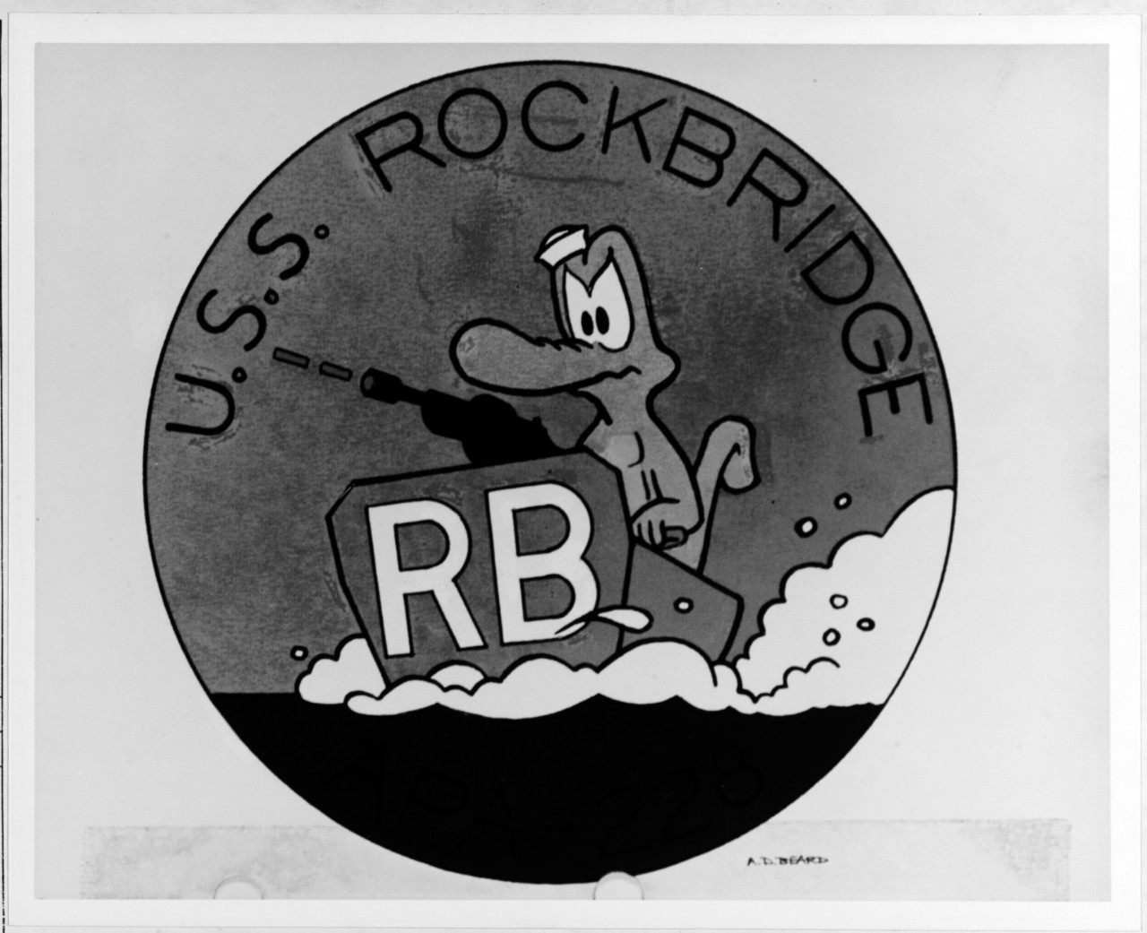 Insignia USS ROCKBRIDGE (APA-228)