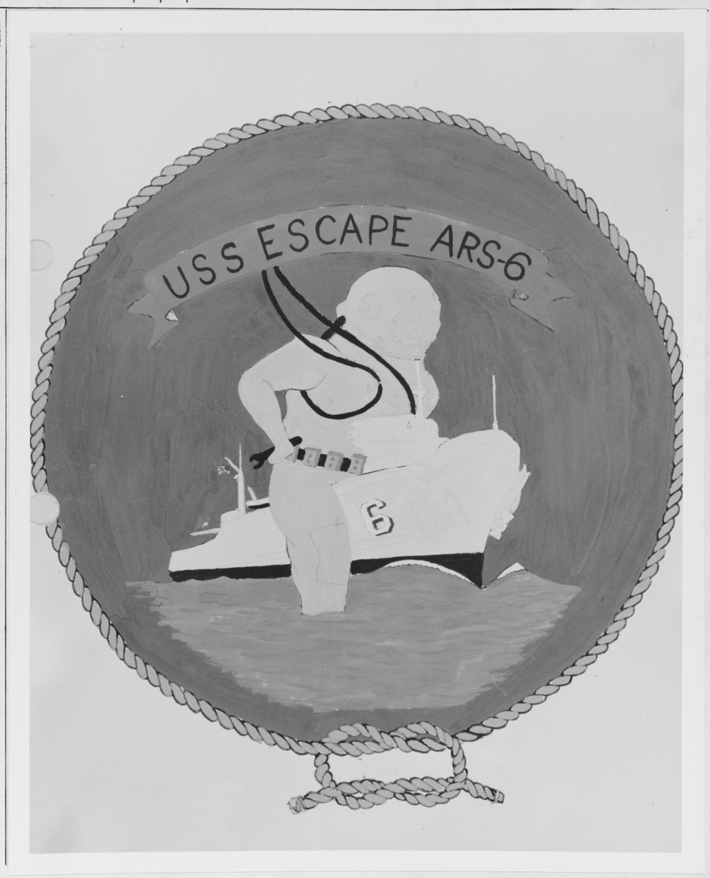 Insignia:  USS ESCAPE (ARS-6)