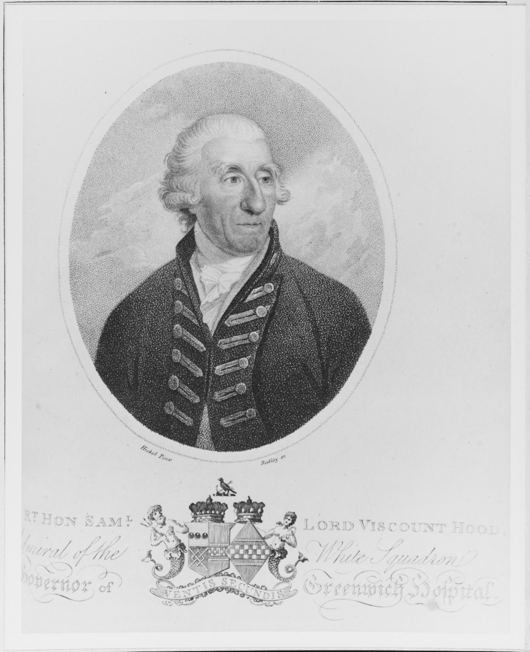 Samuel Hood (1724-1816), Admiral, Royal Navy