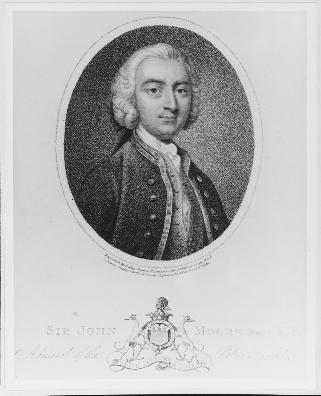 Sir John Moore (1718-1799), Admiral, Royal Navy