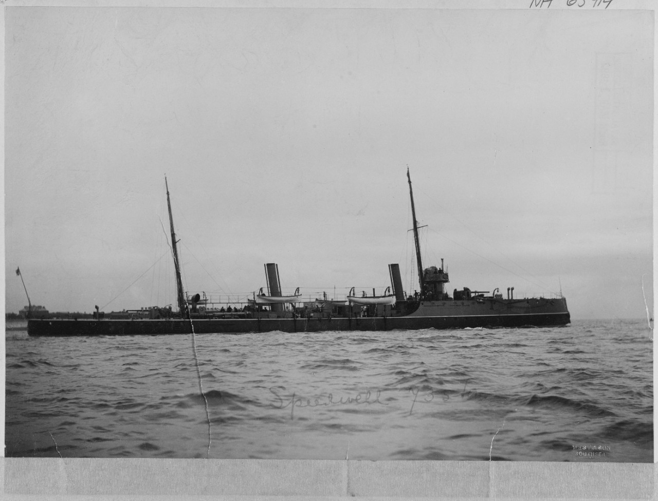 HMS SPEEDWELL (Torpedo gunboat, 1889)