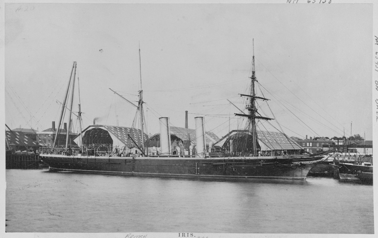 HMS IRIS (British cruiser, 1877)