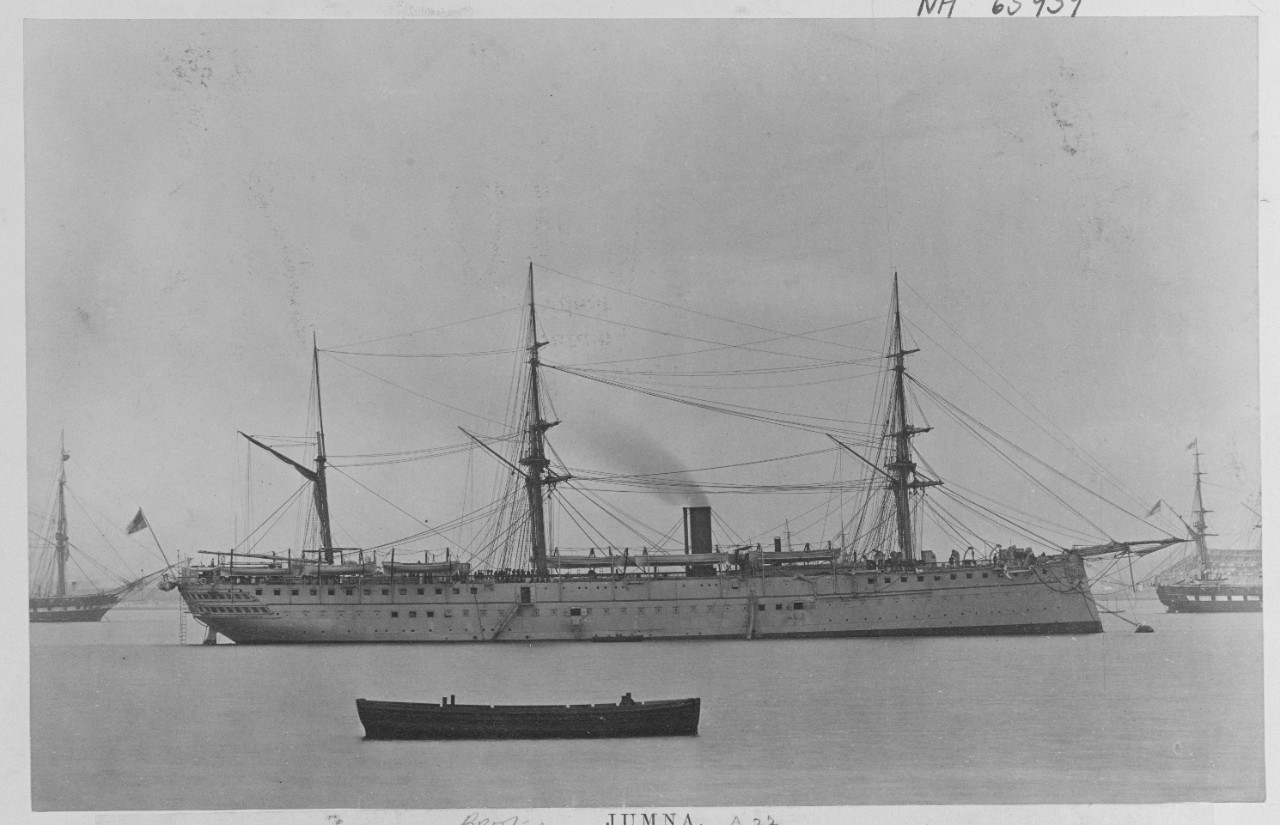 HMS JUMNA (British troop ship, 1866)