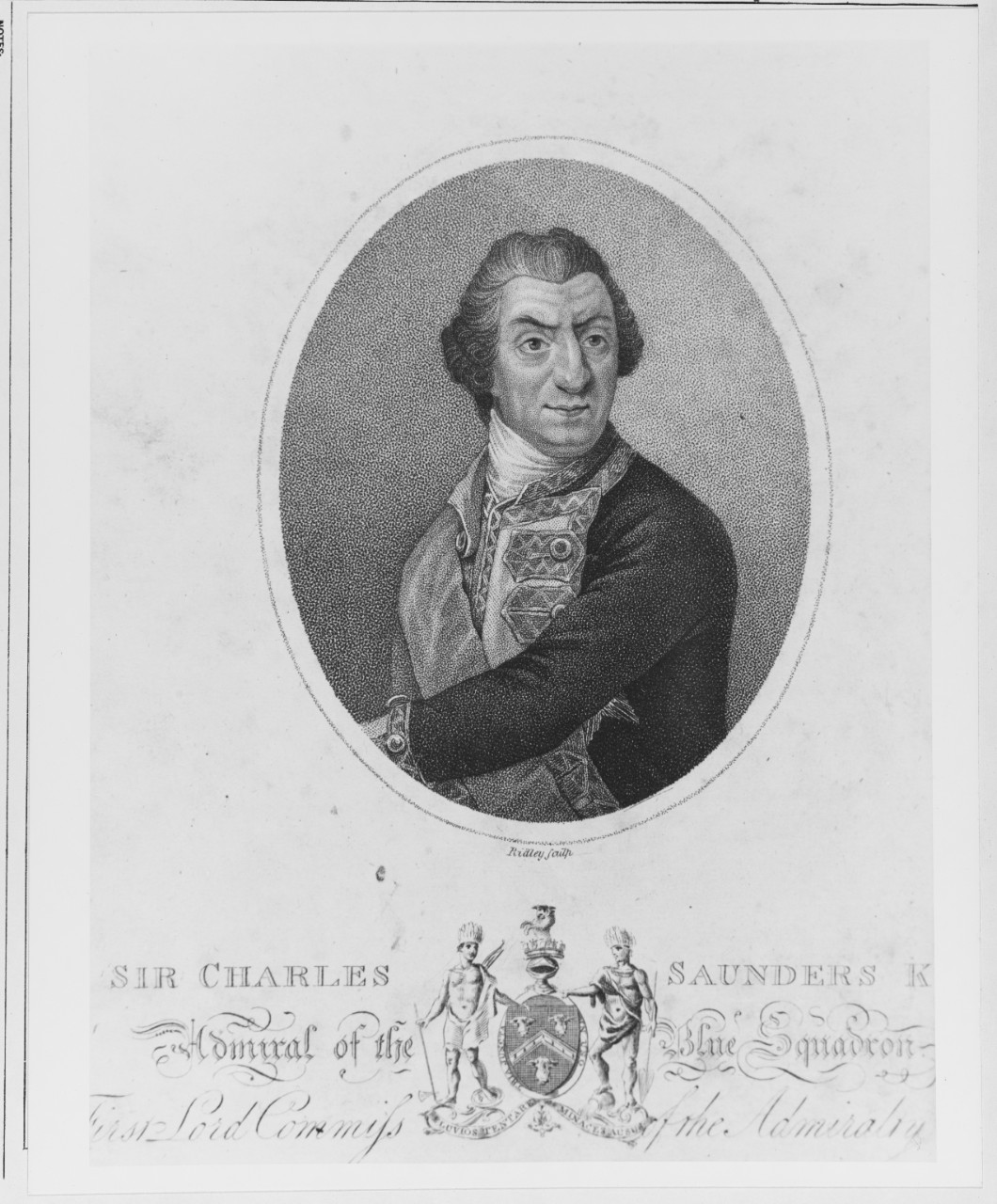 Charles Saunders (1713?-1775), Admiral, Royal Navy