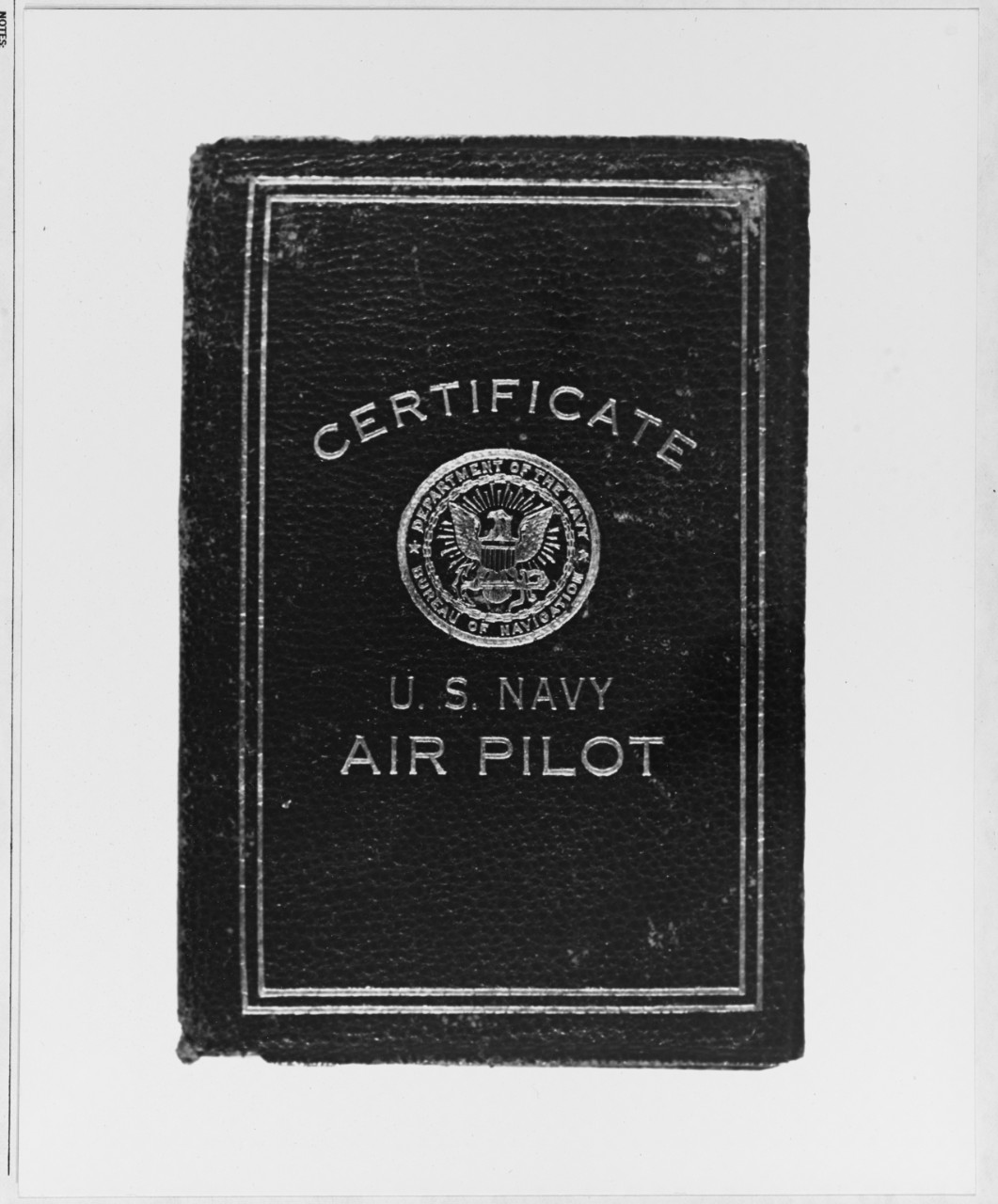 Ellyson's U.S. Navy Air Pilot Certificate