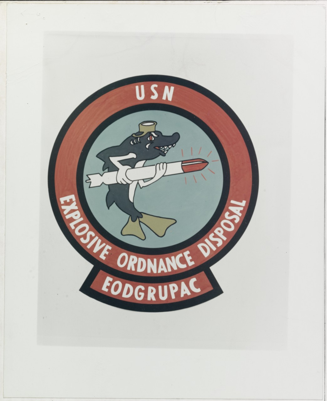 Insignia:  Explosive Ordnance Disposal Group, Pacific (EODGRUPAC)