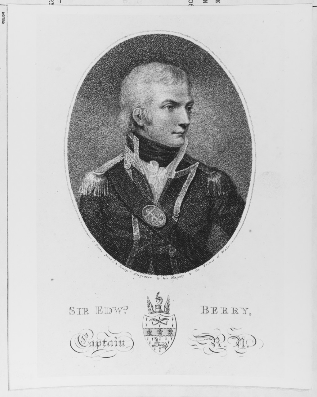 Edward Berry (1768- 1831), English Rear Admiral