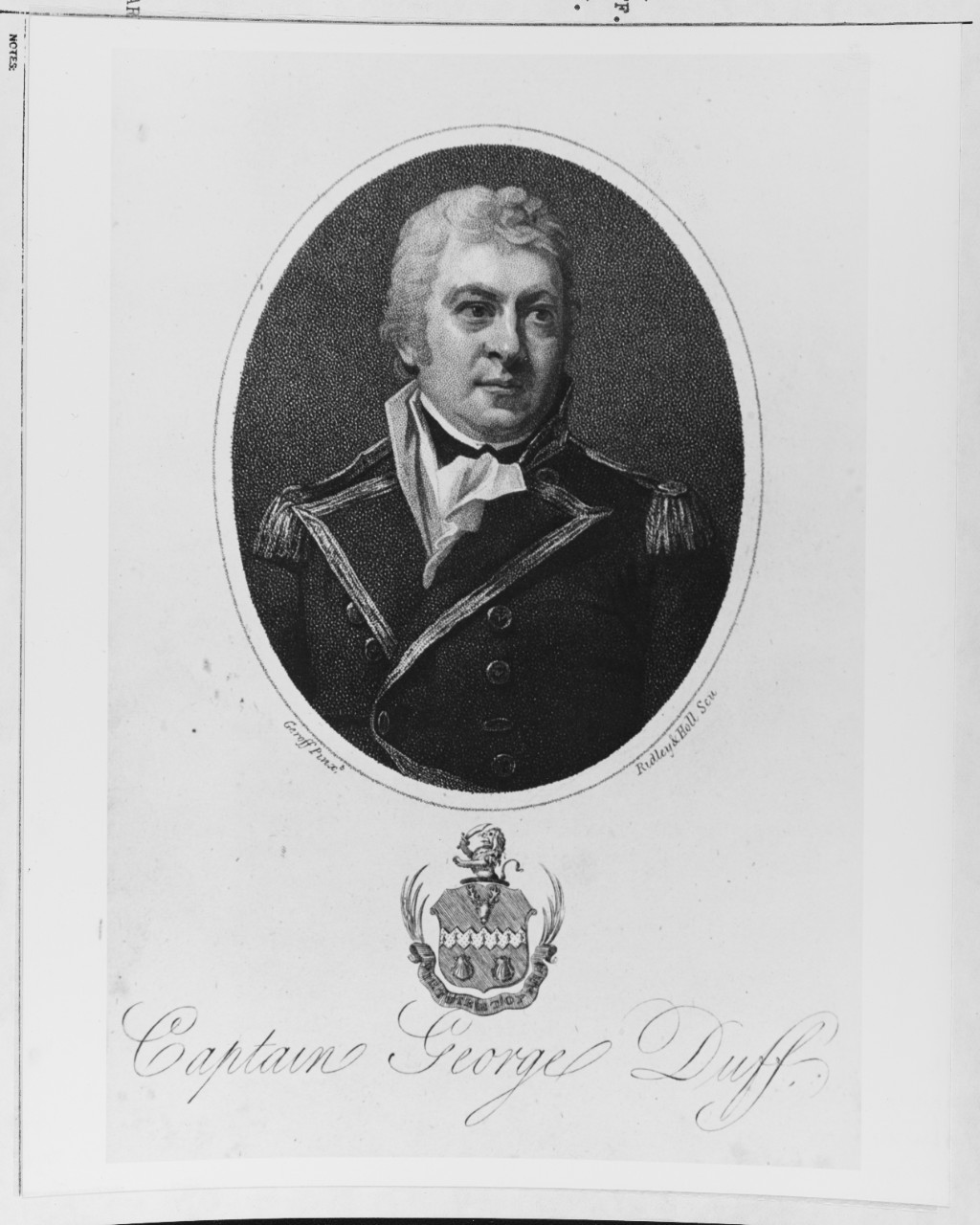 George Duff (1764-1805), Captain R. N. Killed in action at Trafalgar