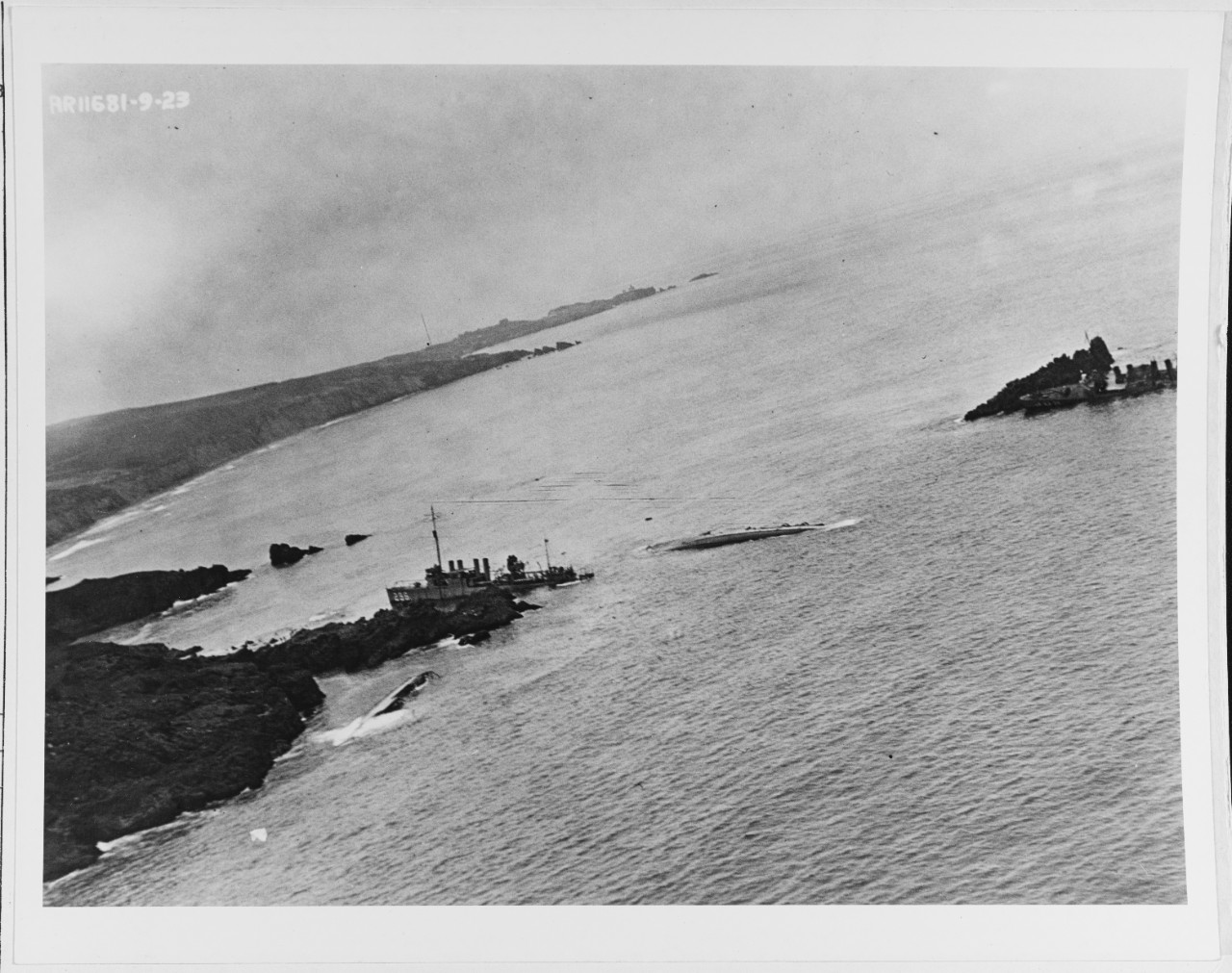 Photo #: NH 66720  Honda Point Disaster, September 1923