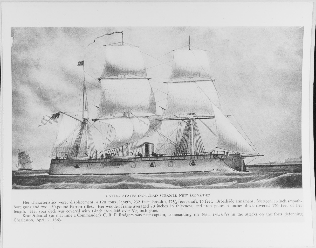 Photo #: NH 66759  USS New Ironsides (1862-1866)