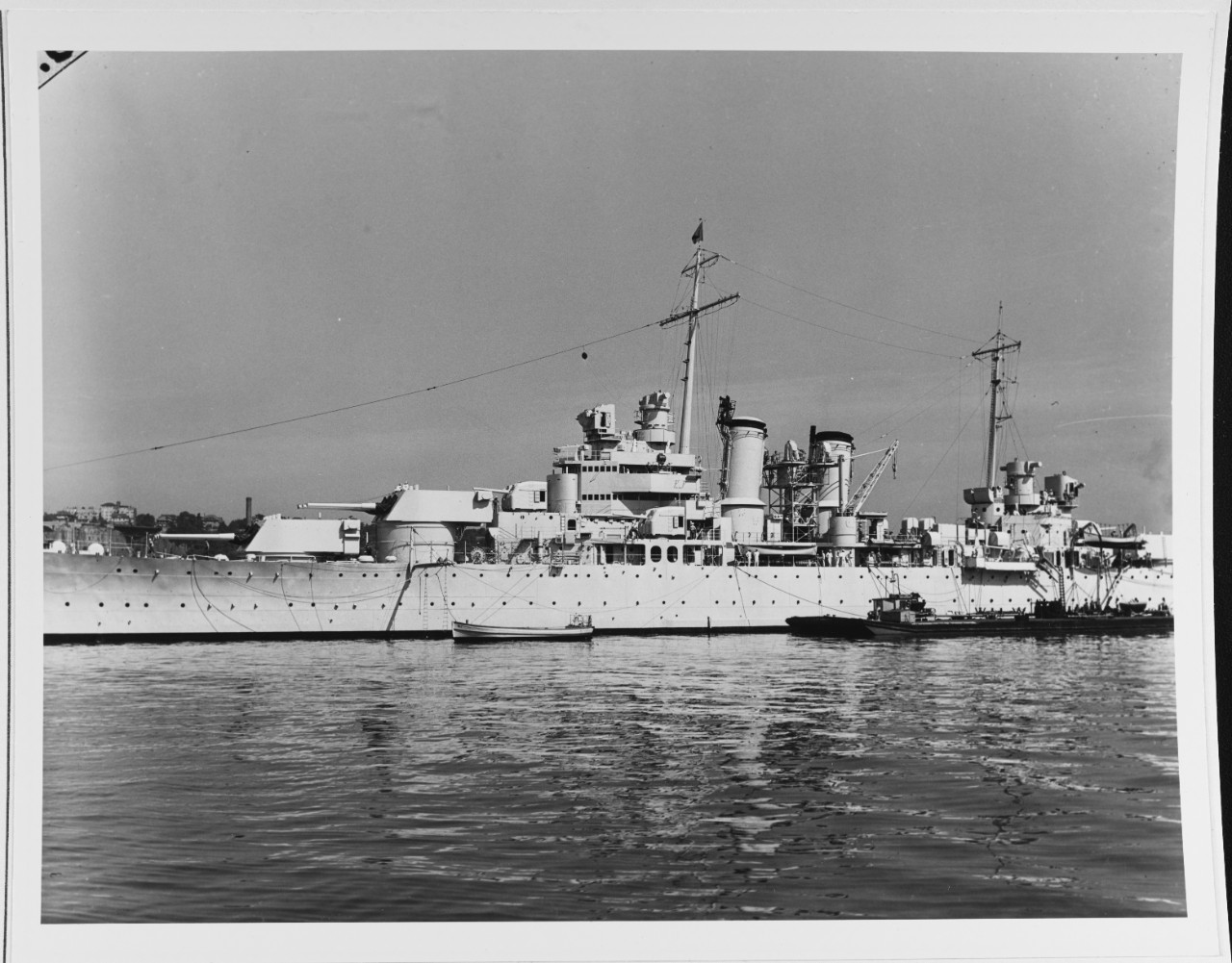 USS WICHITA (CA-45) about 1940.