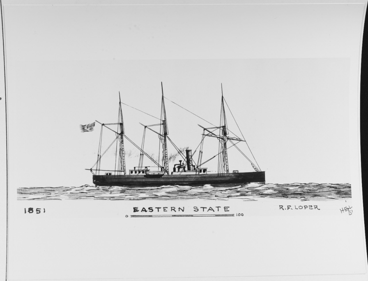 EASTERN STATE (American merchant steamer, 1851-1871)