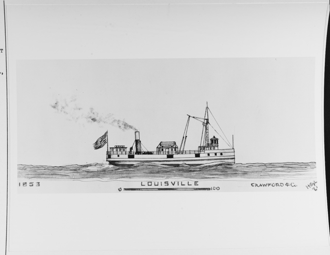 LOUISVILLE (American merchant steamer, 1853-1857)