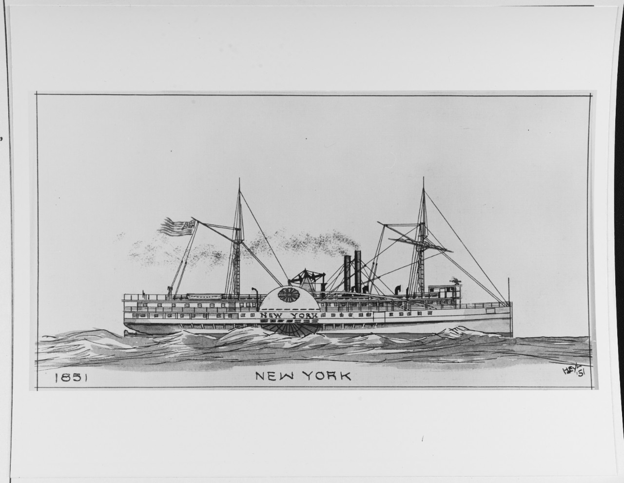 NEW YORK (American merchant steamer, 1851-1890)
