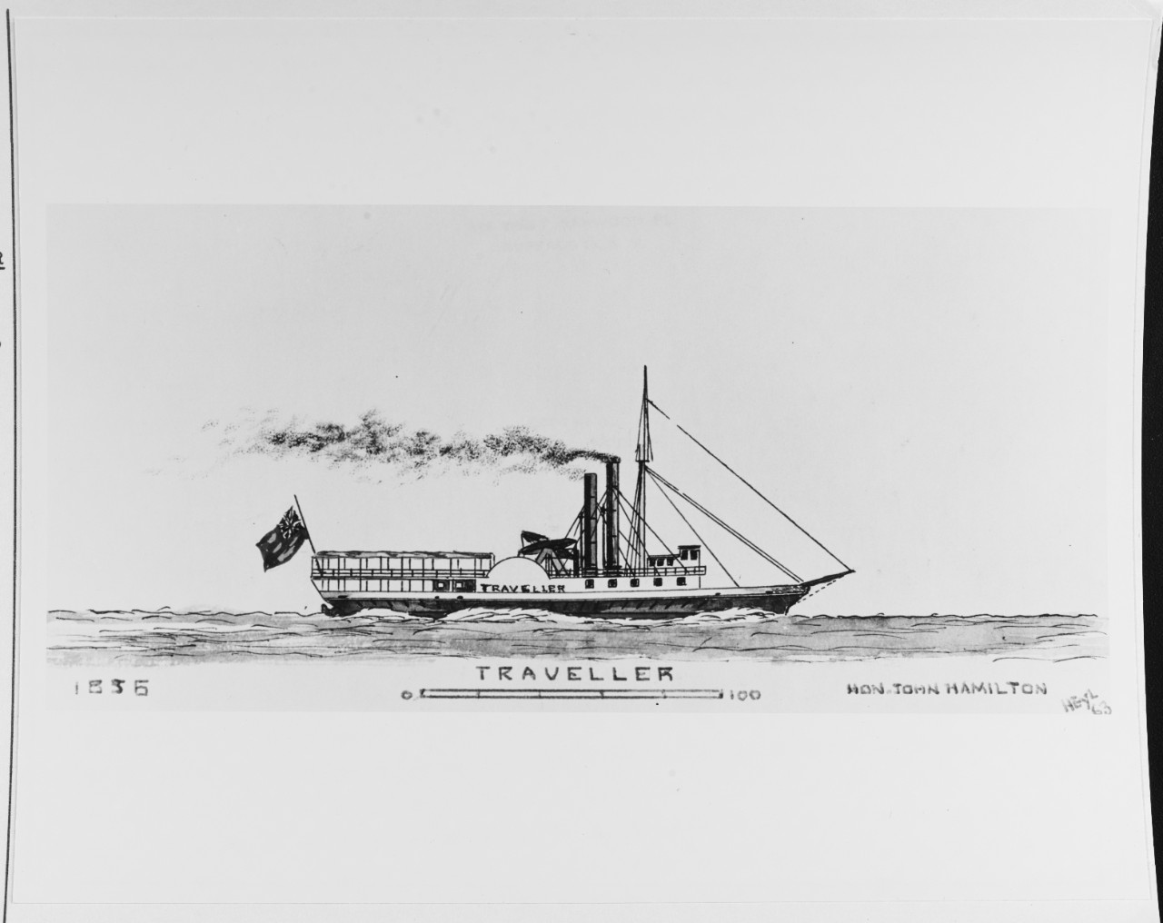 TRAVELLER (Canadian Merchant and Naval Steamer, 1835-1866)