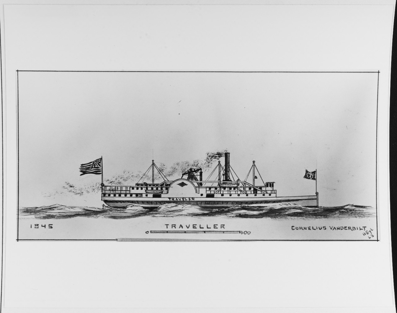 TRAVELLER (American Merchant Steamer, 1845-1873)