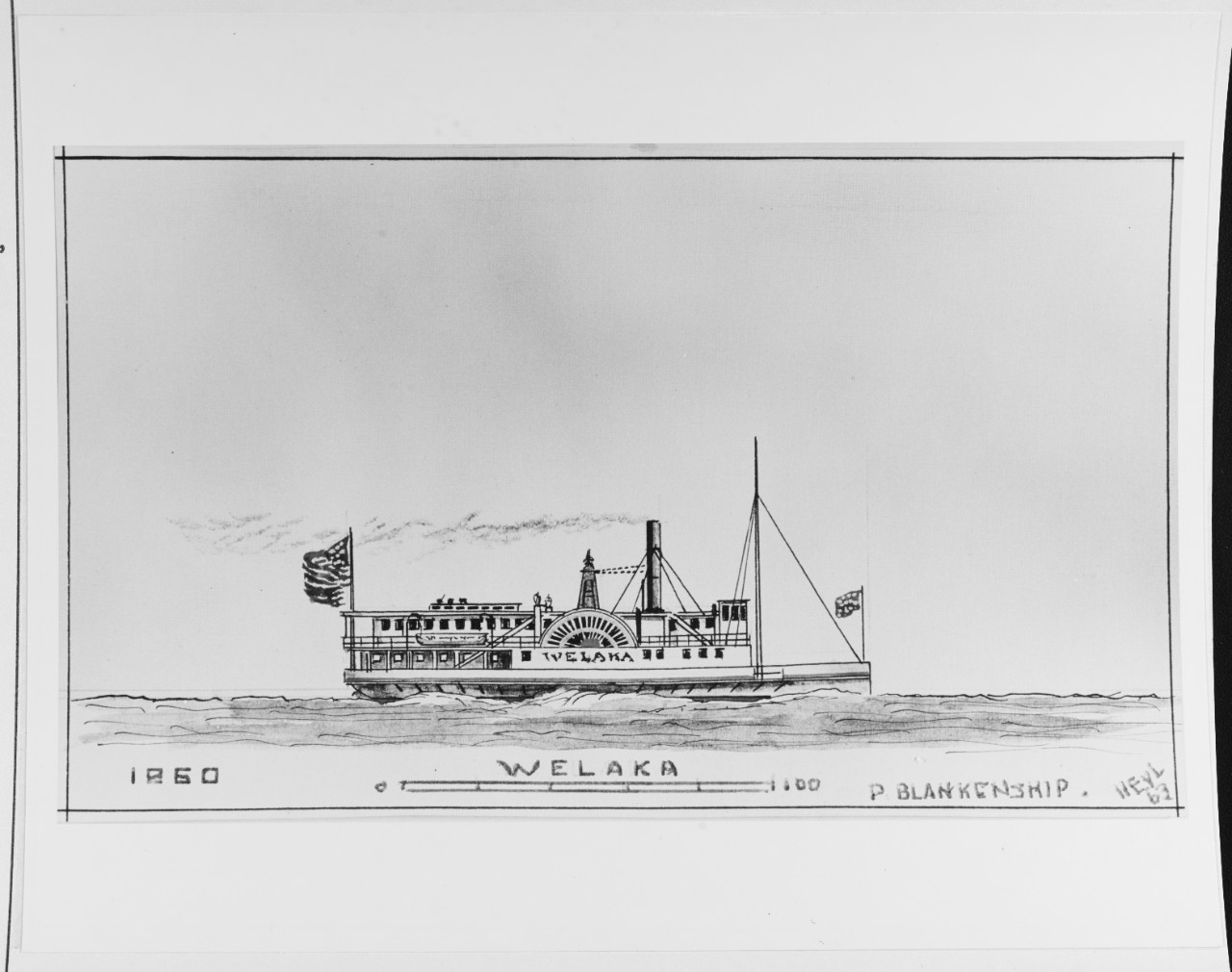 WELAKA (American Merchant Steamer, 1850-57)