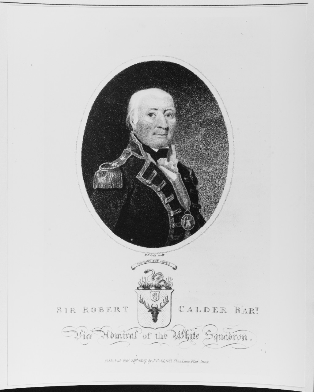 Admiral Sir Robert Calder, RN