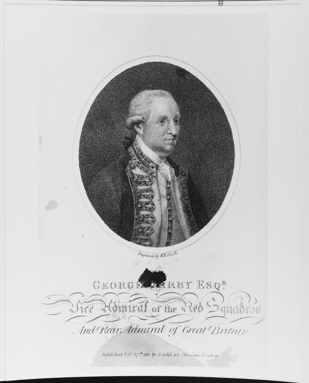George Darby (17? - 1790), English Vice Admiral