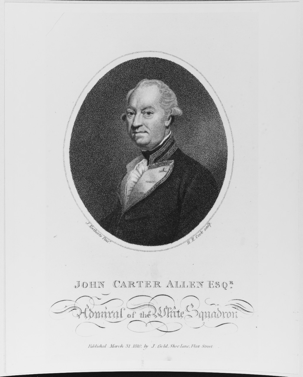 John Carter Allen ( 17? - 1800) English Admiral