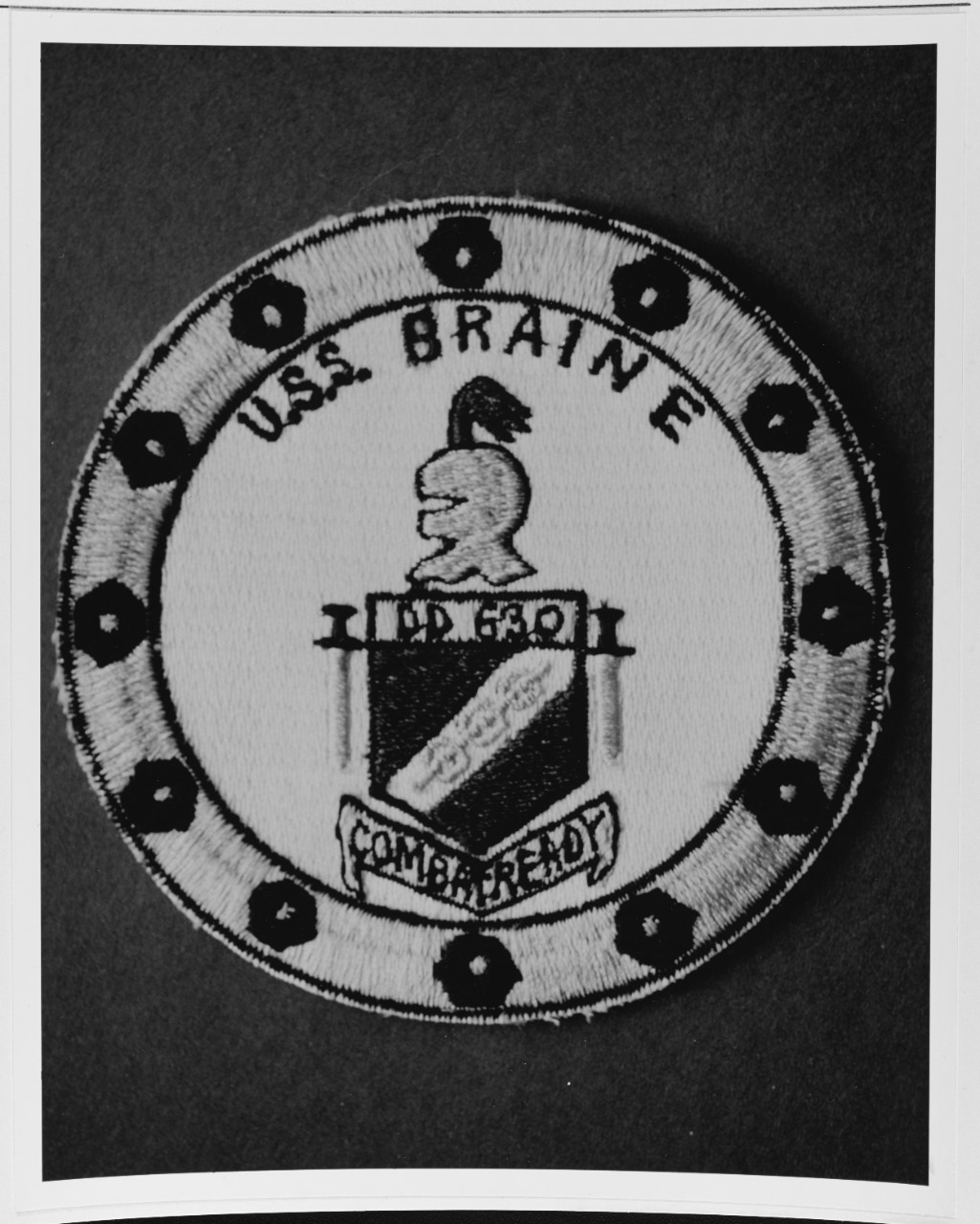 Insignia: USS BRAINE (DD-630)