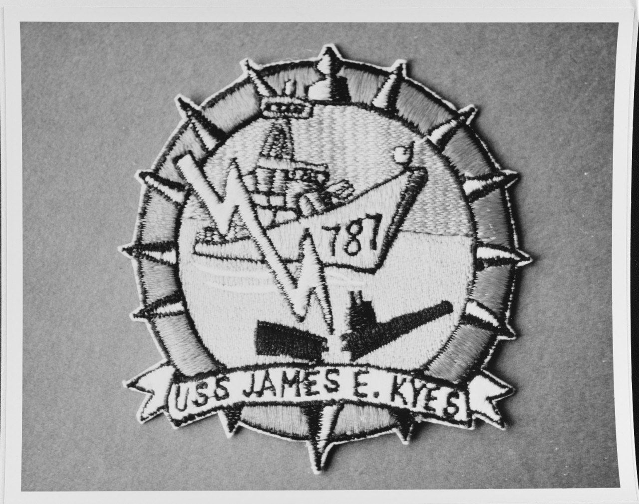 Insignia: USS James E. KYES (DD-787)