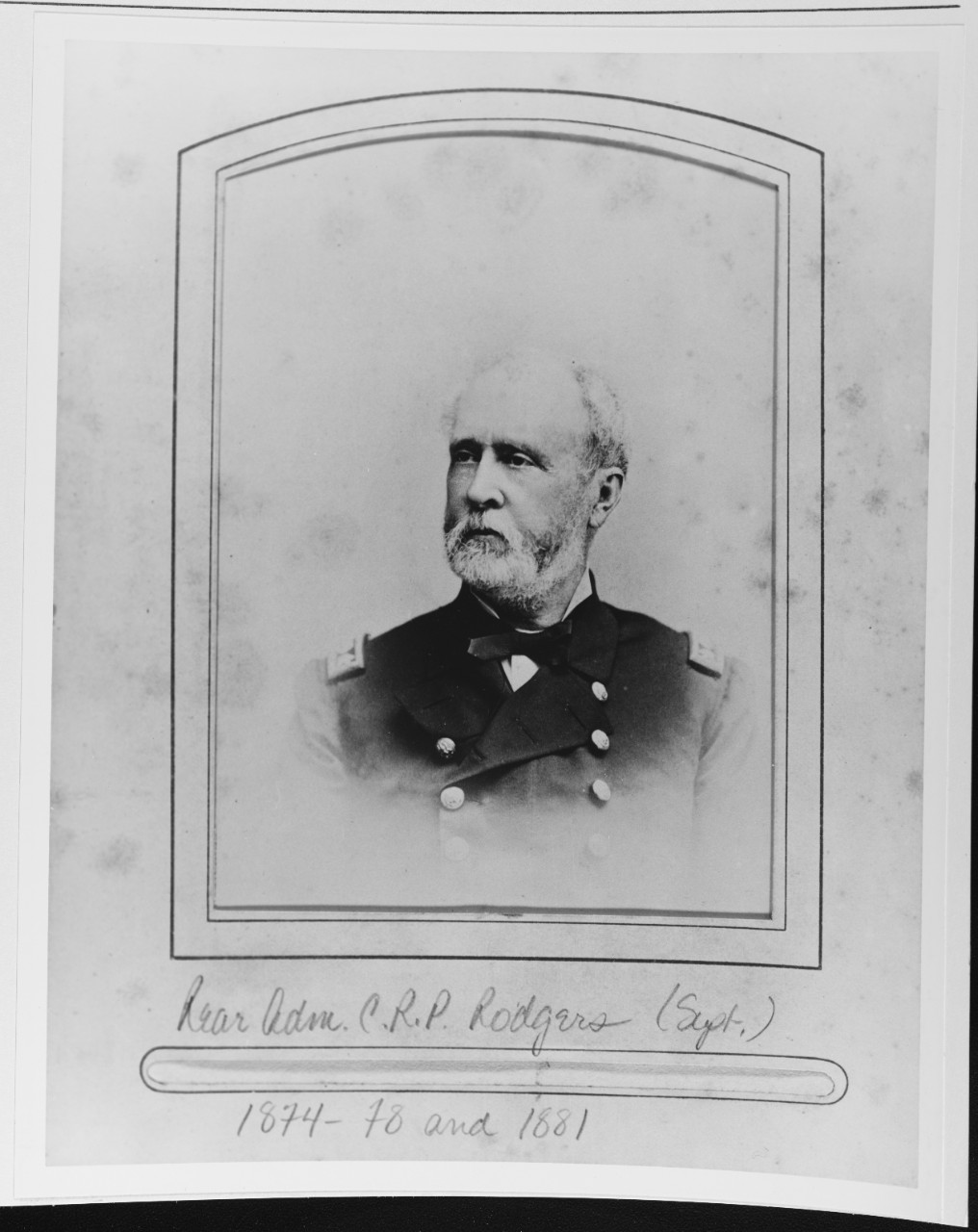 Rear Admiral Christopher R. Perry Rodgers, USN