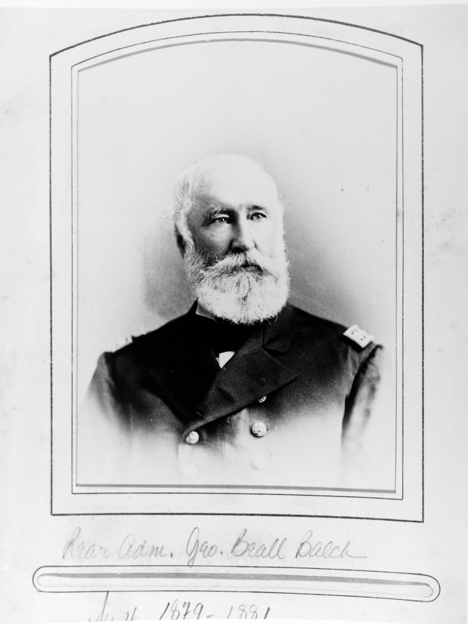 Photo #: NH 67329  Rear Admiral George Beale Balch, USN (1821-1908)