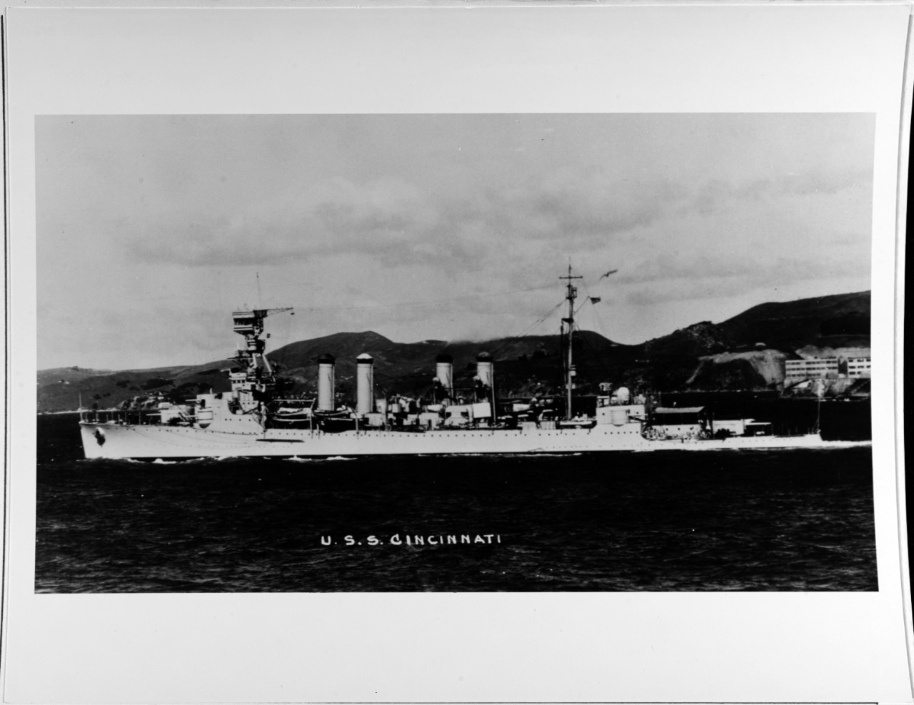 Photo #: NH 67531  USS Cincinnati (CL-6)