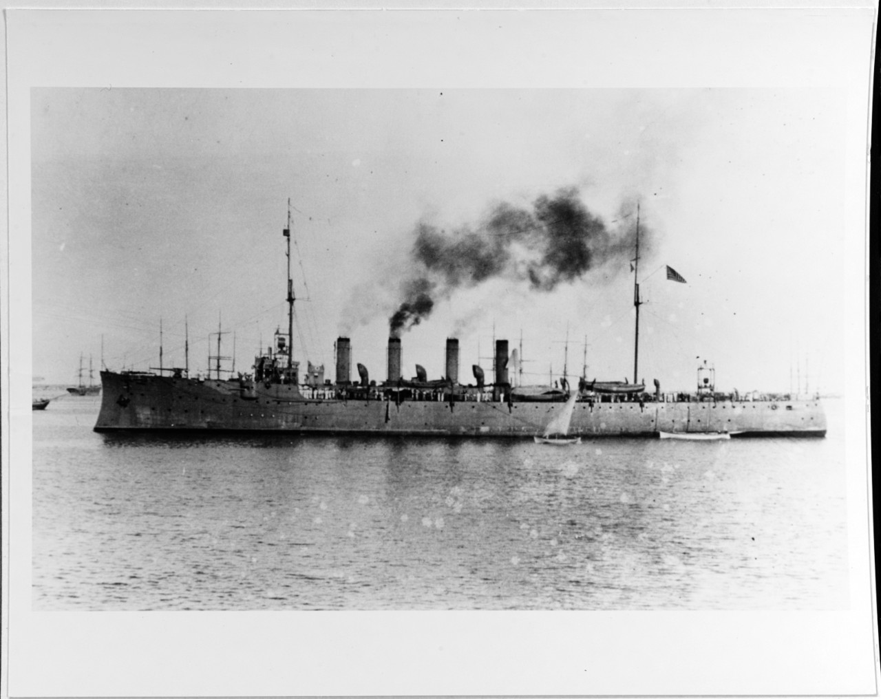 USS CHESTER (CL-1) 1908-1930.