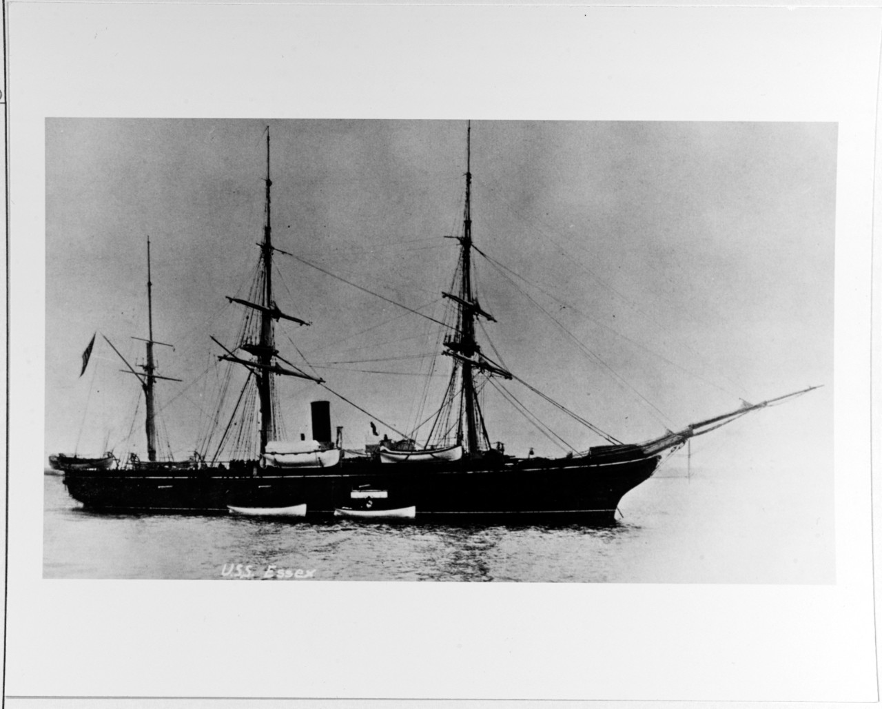 USS ESSEX (Wooden screw steamer) 1876-1930.