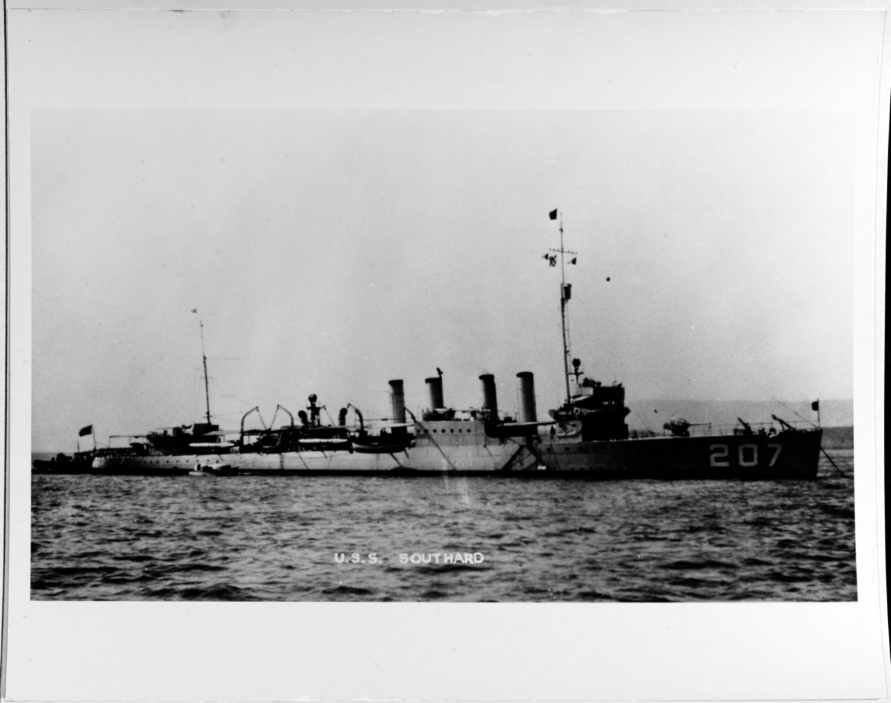 USS SOUTHARD (DD-207) 1919-1946.