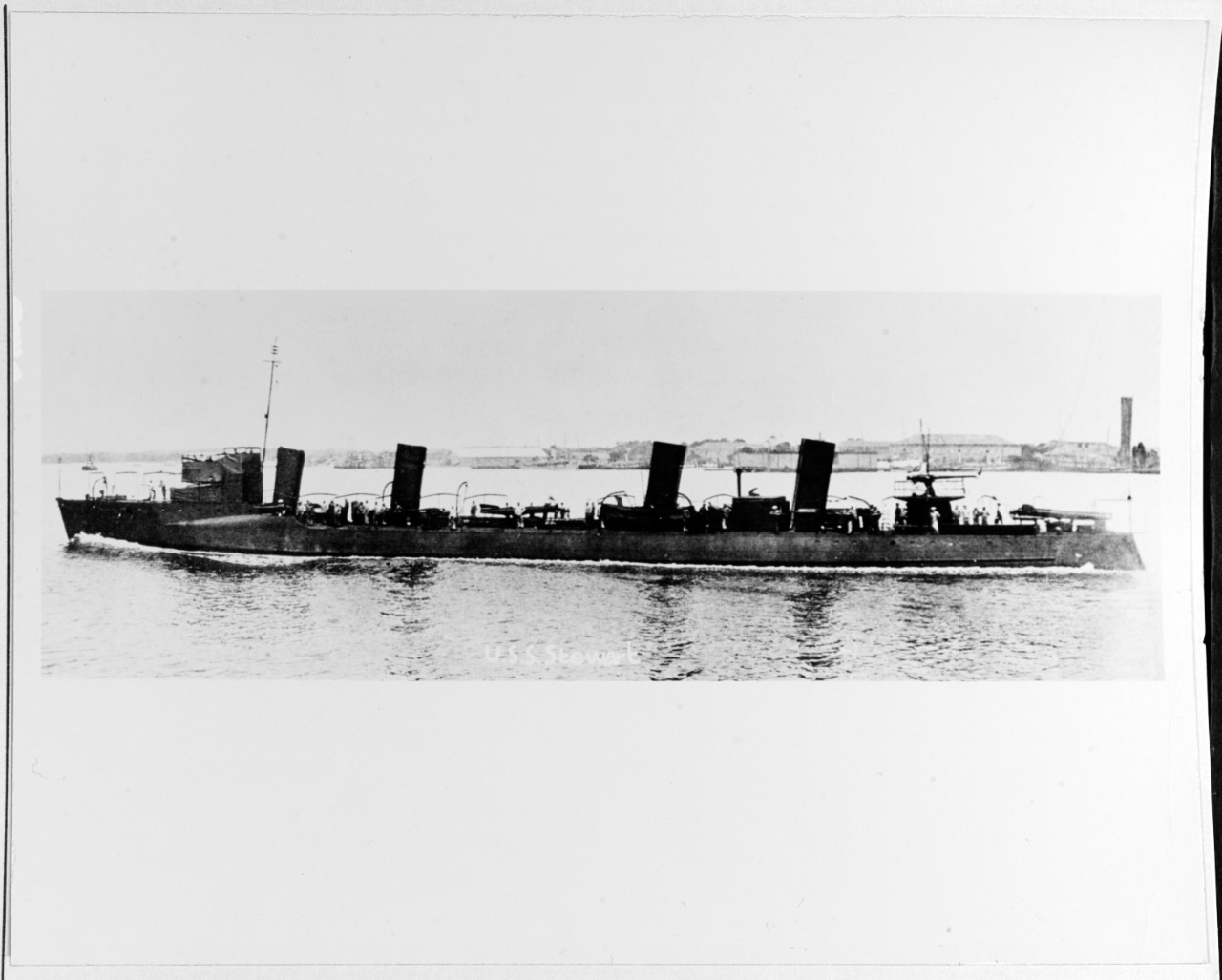 USS STEWART (DD-13), 1902-1920.