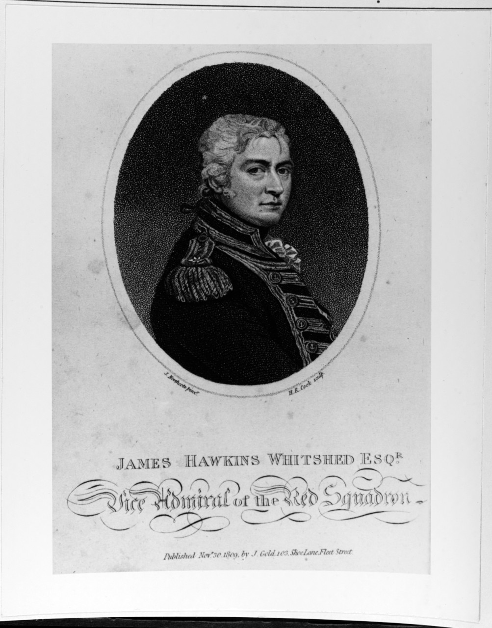James Hawkins Whitshed (1762-1849), British Admiral.