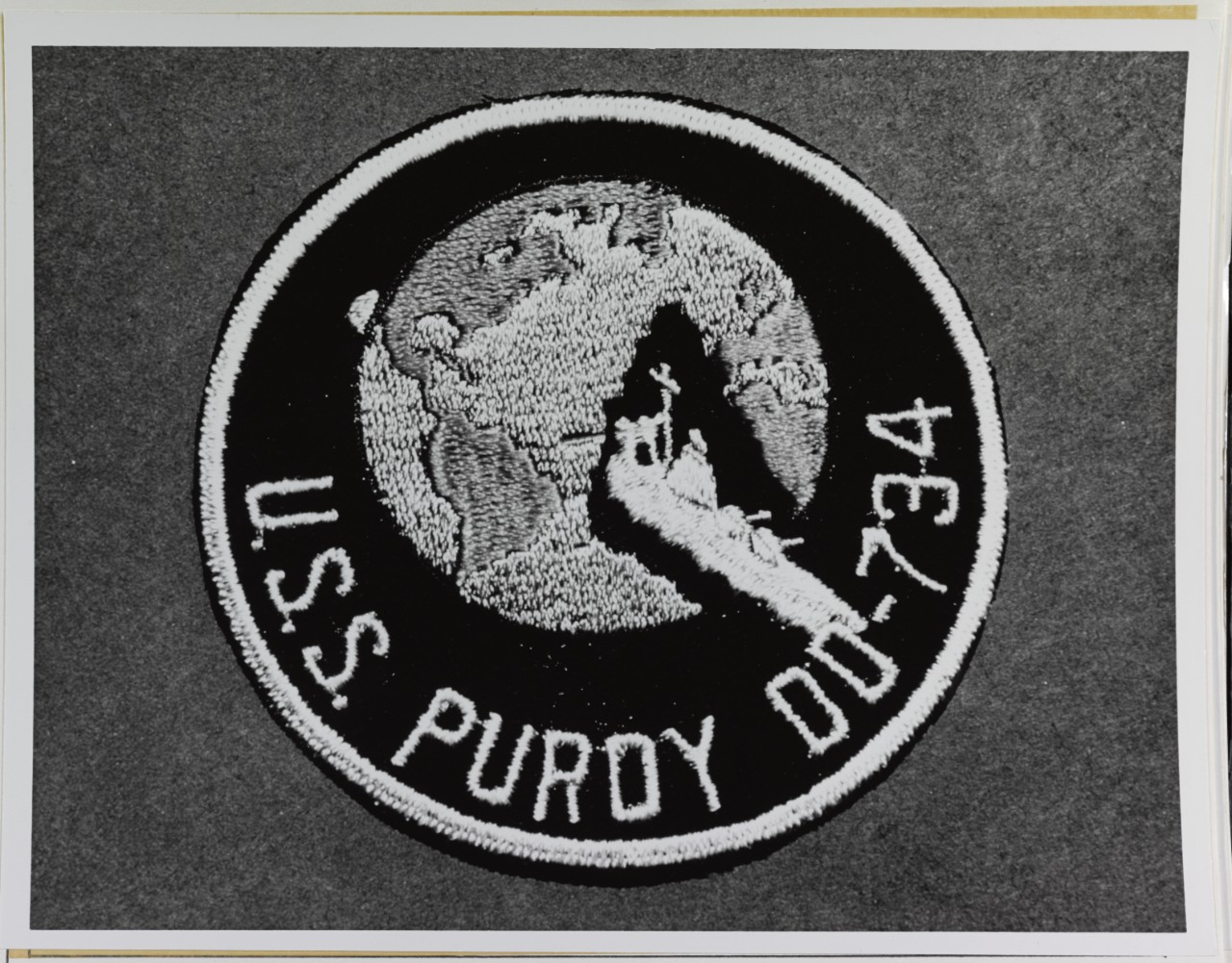Insignia: USS PURDY (DD-734)