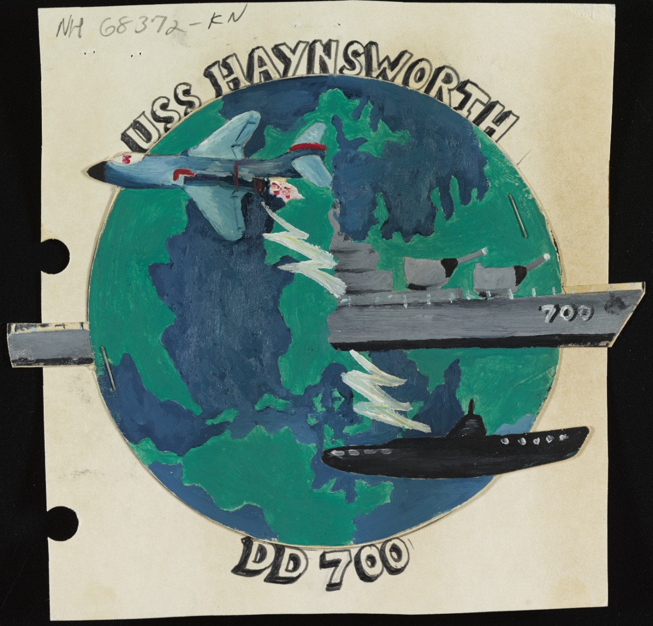 Insignia: USS HAYNSWORTH (DD-700)