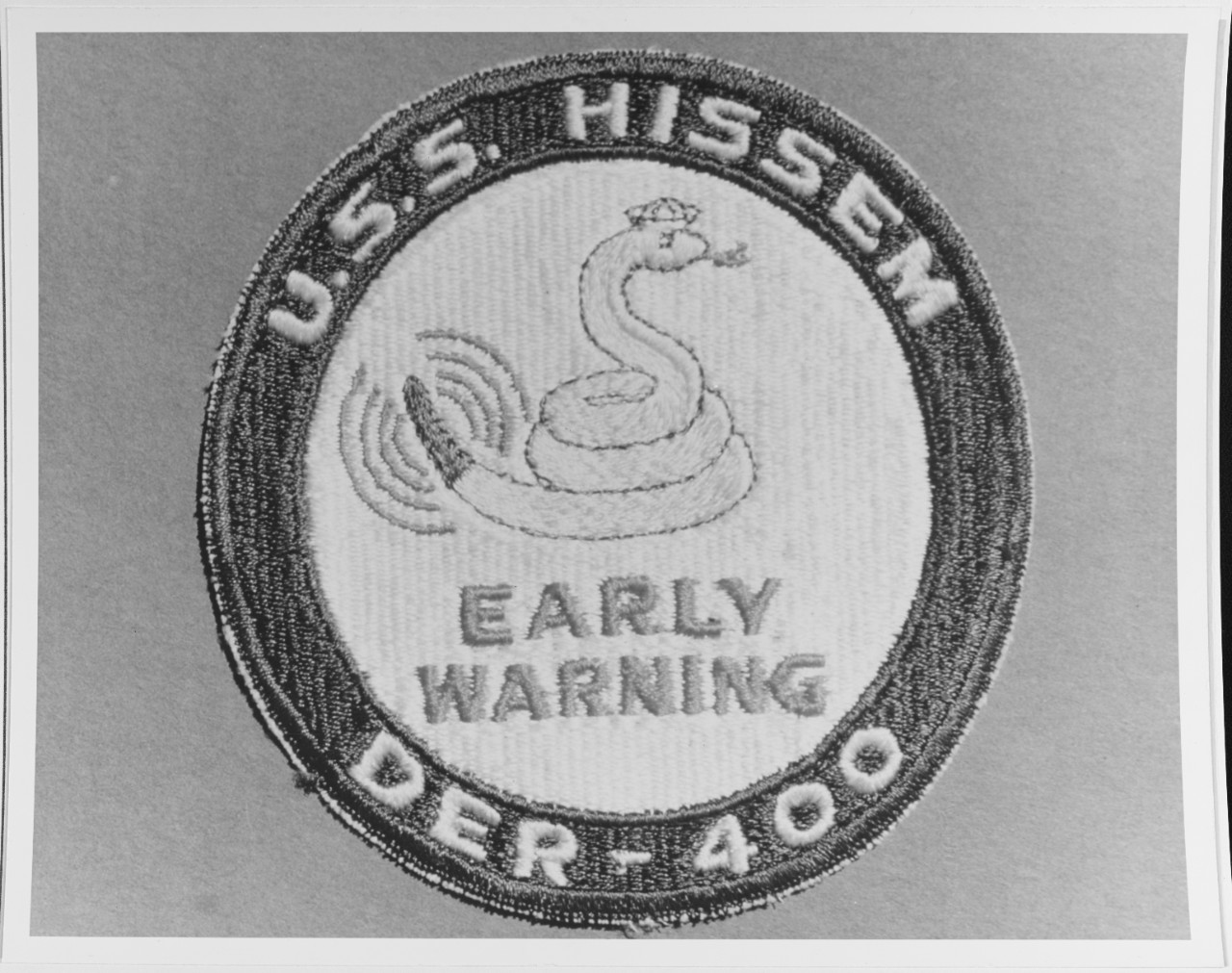 Insignia: USS HISSEM (DER-400)
