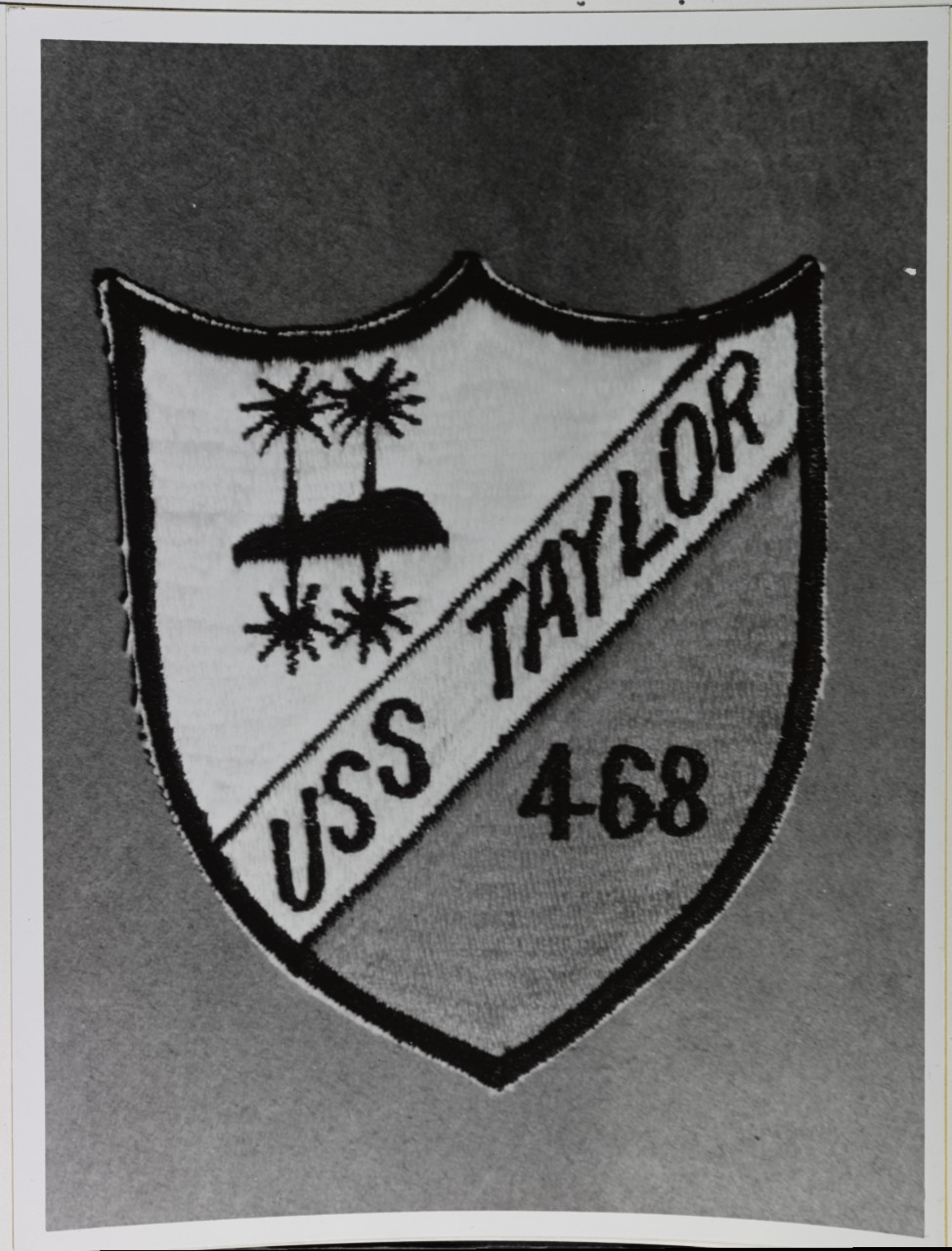 Insignia:  USS TAYLOR (DD-468)