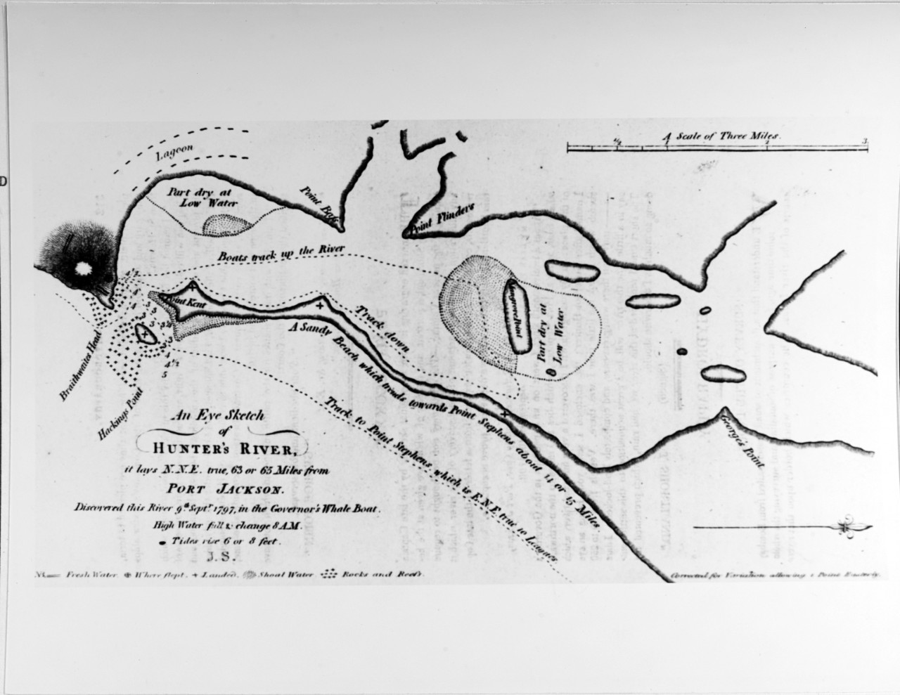 Sketch map of Hunter's River