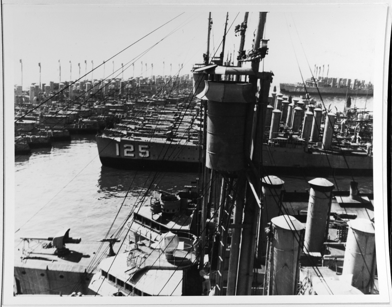 Photo #: NH 69058  Destroyers laid up at San Diego, California
